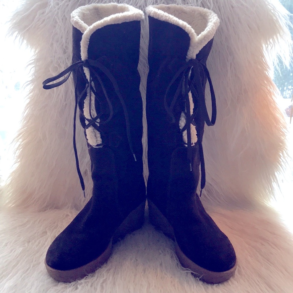 KORS suede boots